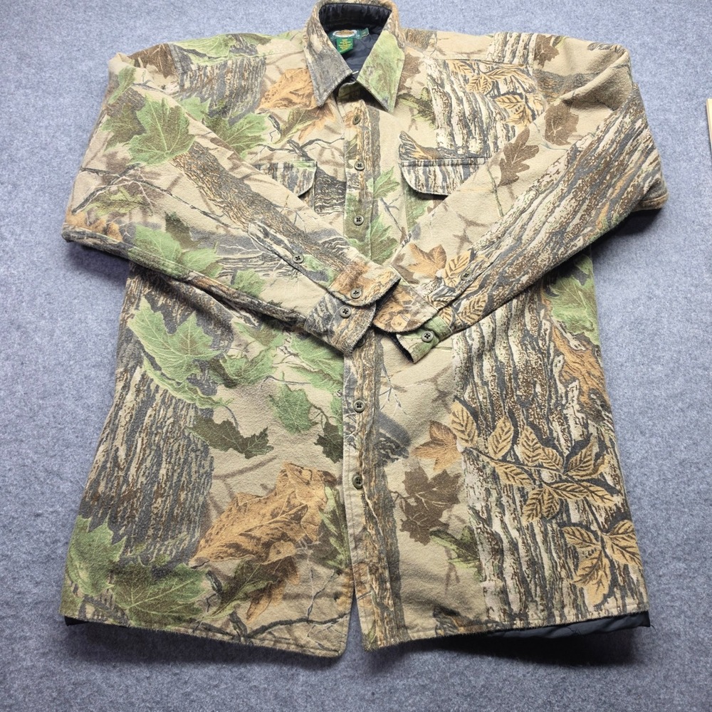 Cabelas Outdoor Gear Mens Large Tall Camo Quilted Lined Flannel Shirt Jacket